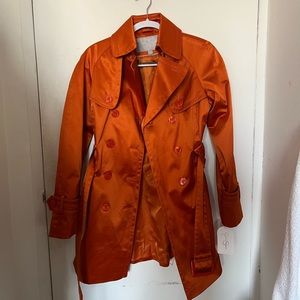 BURNT ORANGE TRENCH COAT